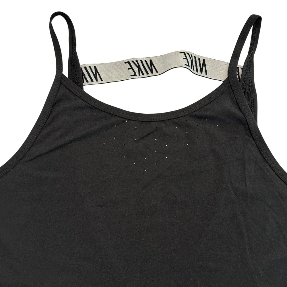Nike Dri-FIT Women's Small Black V-Back Training‎ Tank Top Running 830379-010 - Picture 4 of 12